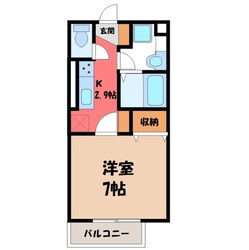 小山駅 徒歩30分 2階の物件間取画像